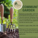 Deadline To Apply For Community Garden